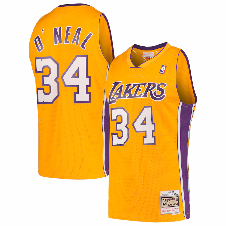 Shaquille O'Neal, Los Angeles Lakers, Hardwood Classics, Gold
