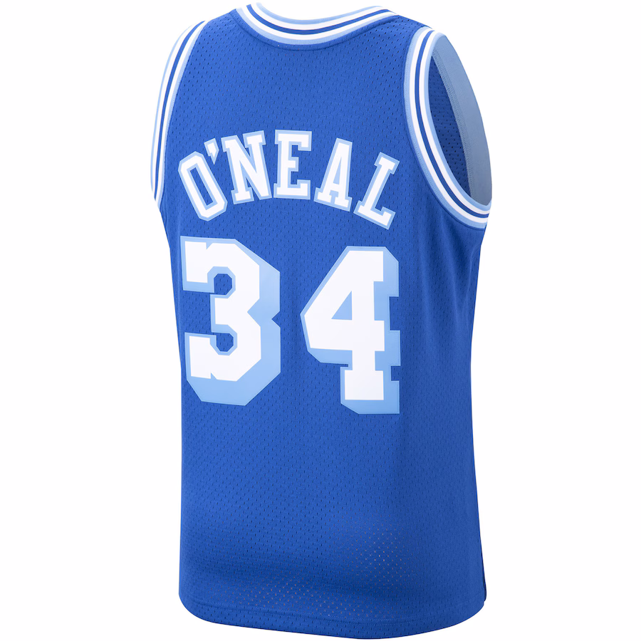 Shaquille O'Neal, Los Angeles Lakers, Hardwood Classics, Azul Real