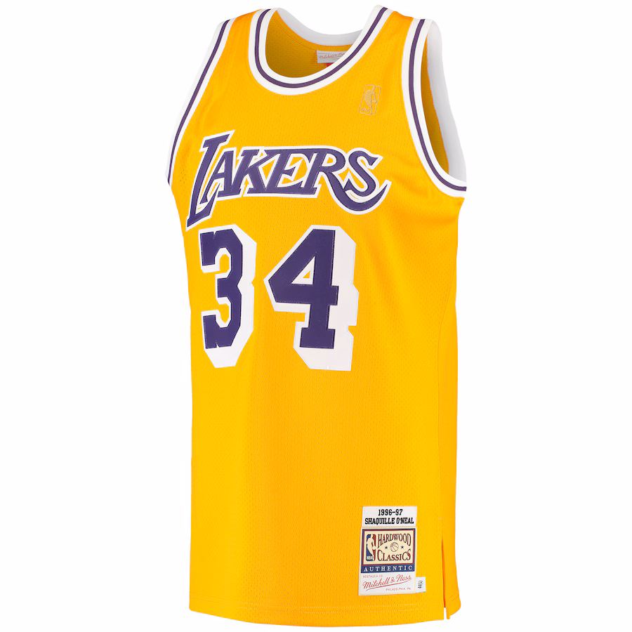 Shaquille O'Neal, Los Angeles Lakers, 1996/97 Hardwood Classics, Gold