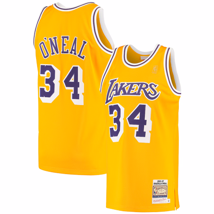 Shaquille O'Neal, Los Angeles Lakers, 1996/97 Hardwood Classics, Or