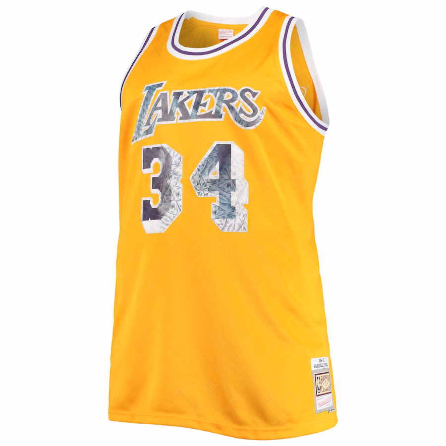 Shaquille O'Neal, Los Angeles Lakers, 1996-97 Edición de Diamante del 75 Aniversario de la NBA, Oro