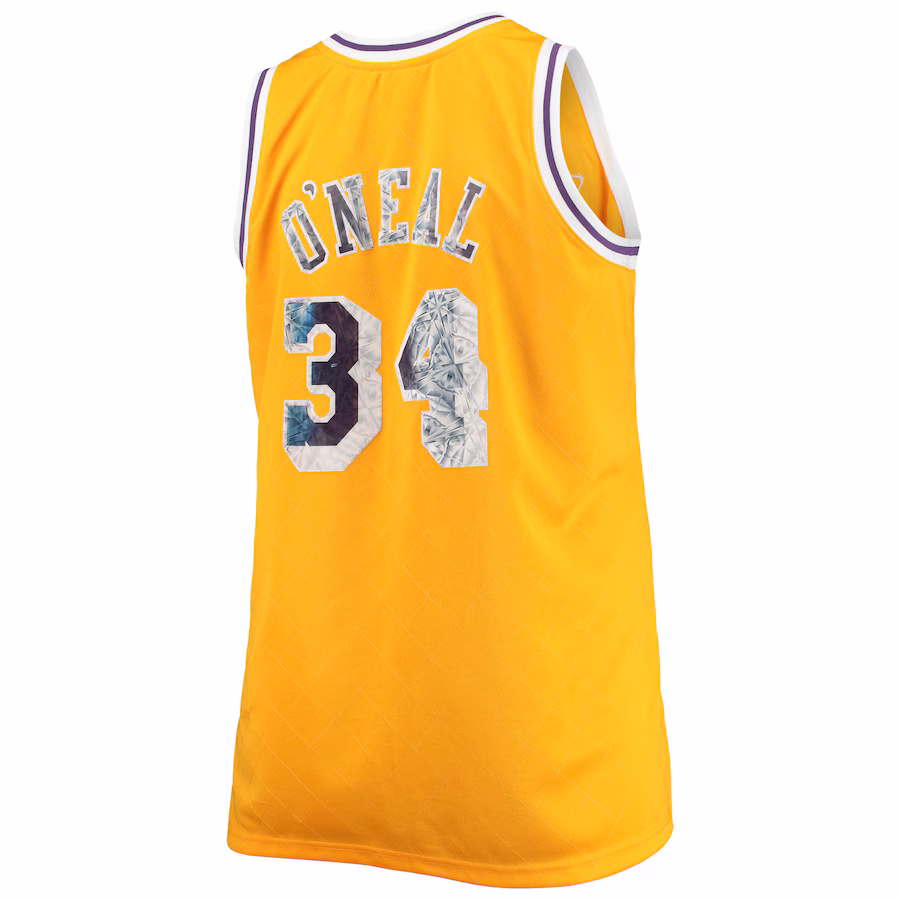 Shaquille O'Neal, Los Angeles Lakers, 1996-97 Edición de Diamante del 75 Aniversario de la NBA, Oro
