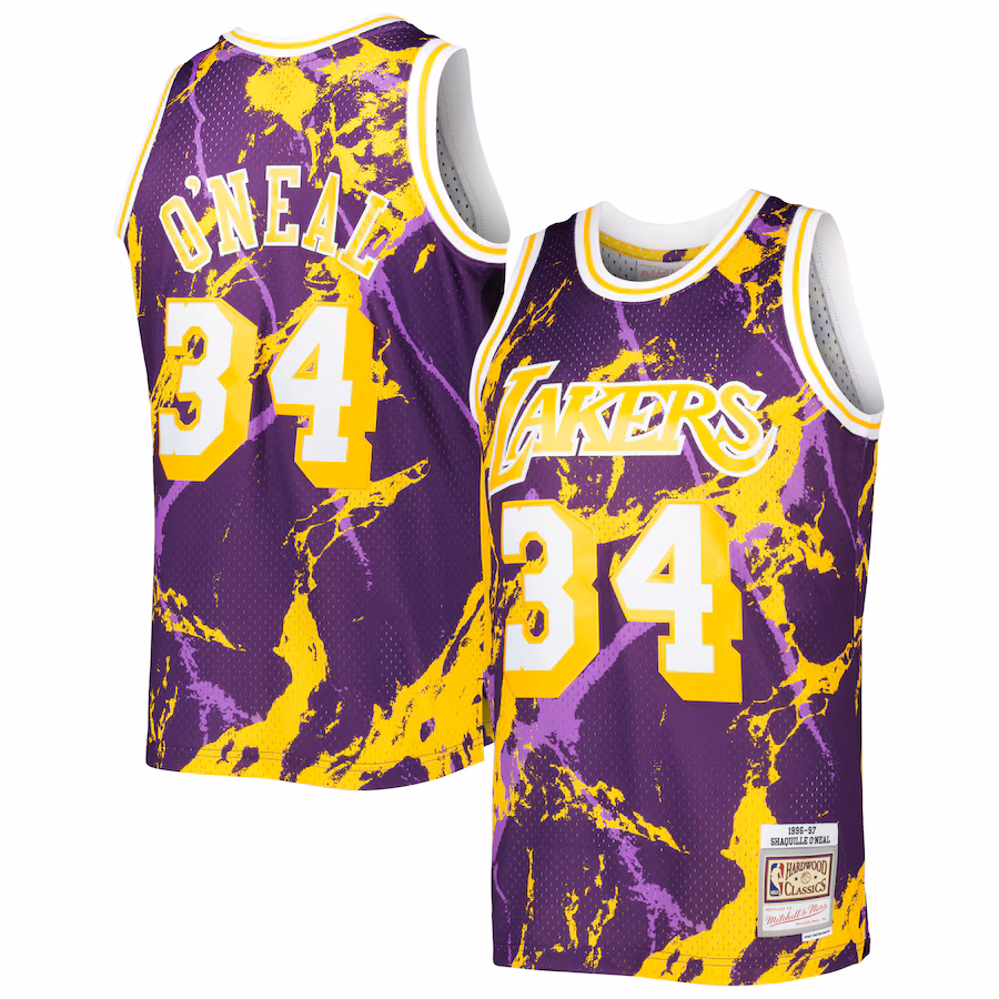 Shaquille O'Neal, Los Angeles Lakers, 1996/97 Marbre Classique, Violet
