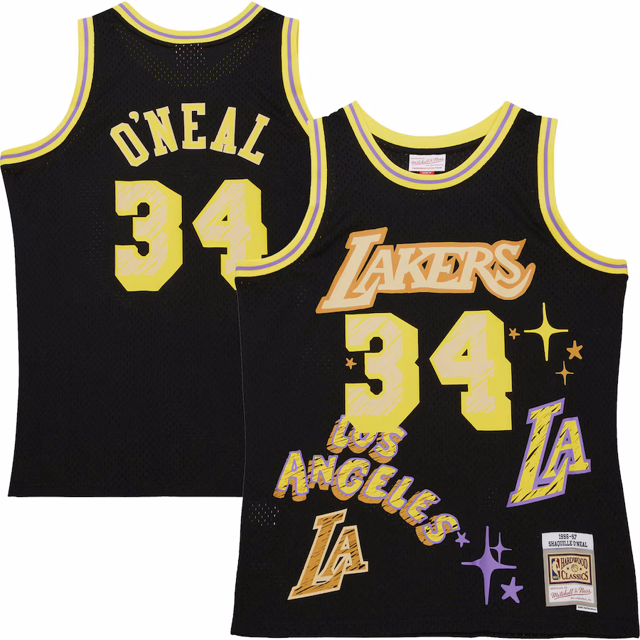 Shaquille O'Neal, Los Angeles Lakers, 1996/97, Noir