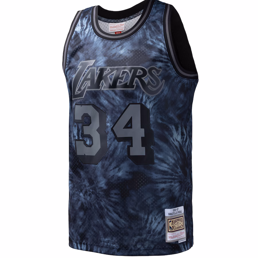 Shaquille O'Neal, Los Angeles Lakers, 1996/97 Tie-Dye, Nero