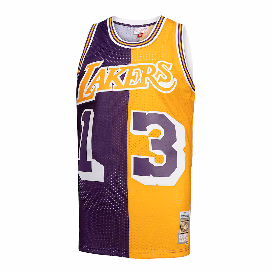 Wilt Chamberlain, Los Angeles Lakers, 1971/72, Púrpura/Oro