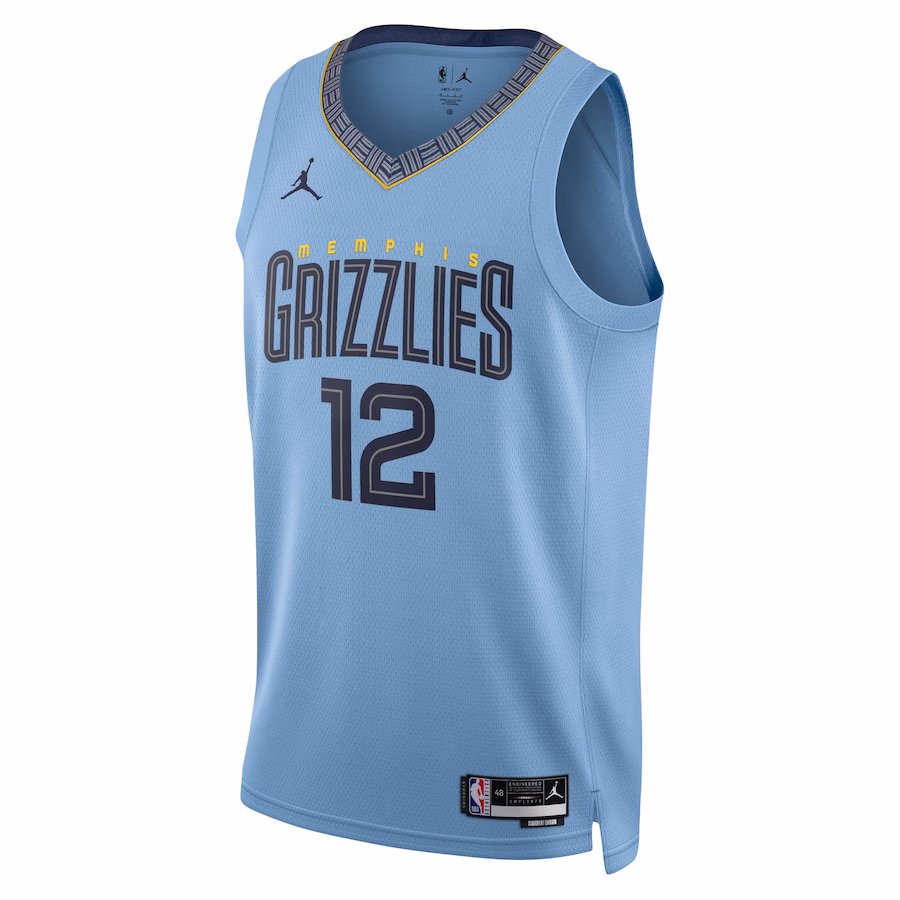 Ja Morant, Memphis Grizzlies, Edizione Statement, Blu chiaro