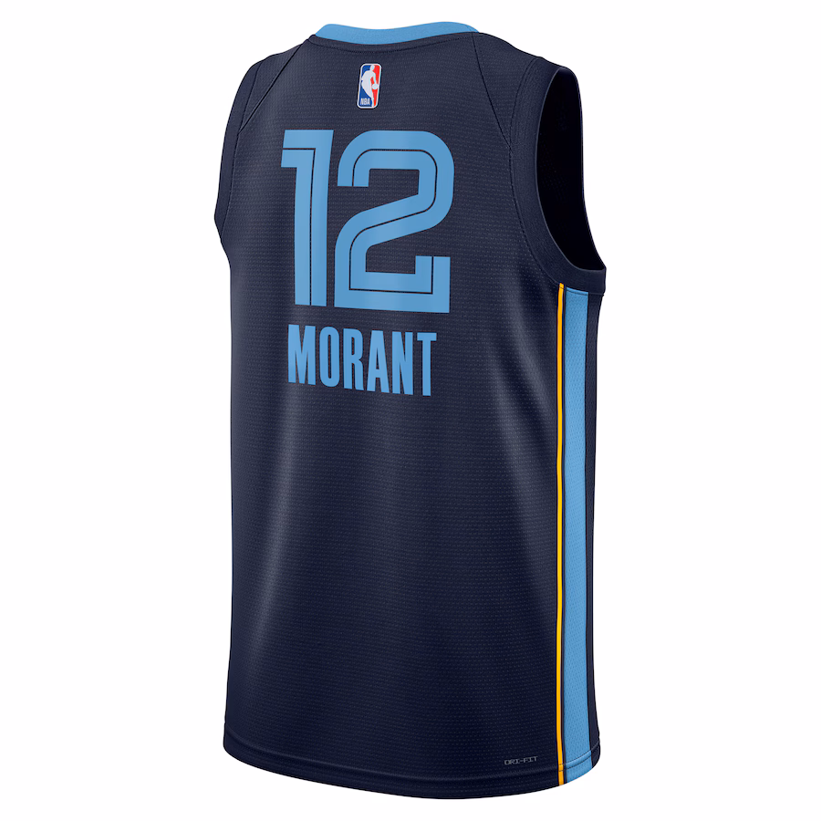 Ja Morant, Memphis Grizzlies, Ikonen-Edition, Marineblau