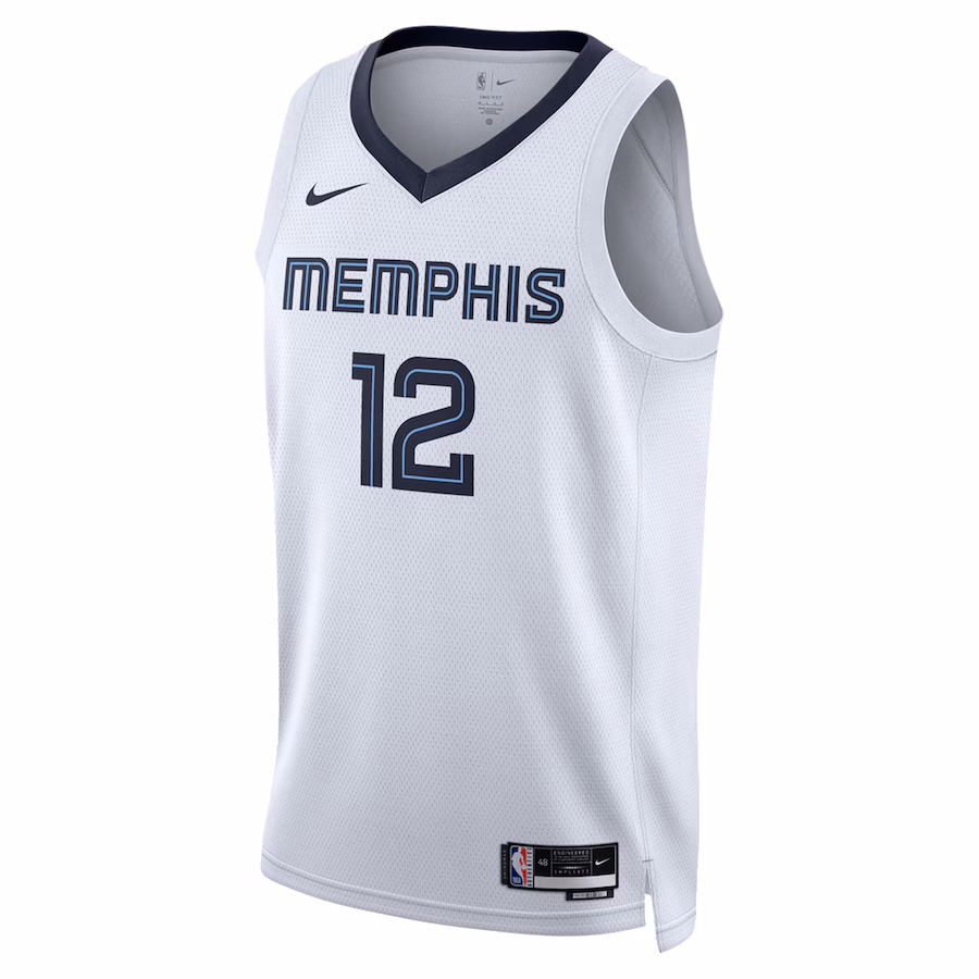 Ja Morant, Memphis Grizzlies, Edizione Associativa, Bianco