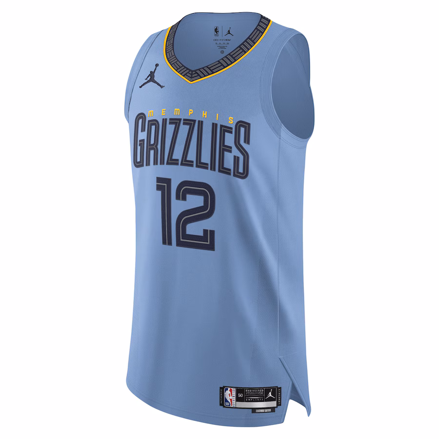 Ja Morant, Memphis Grizzlies, Statement Edition, Light Blue