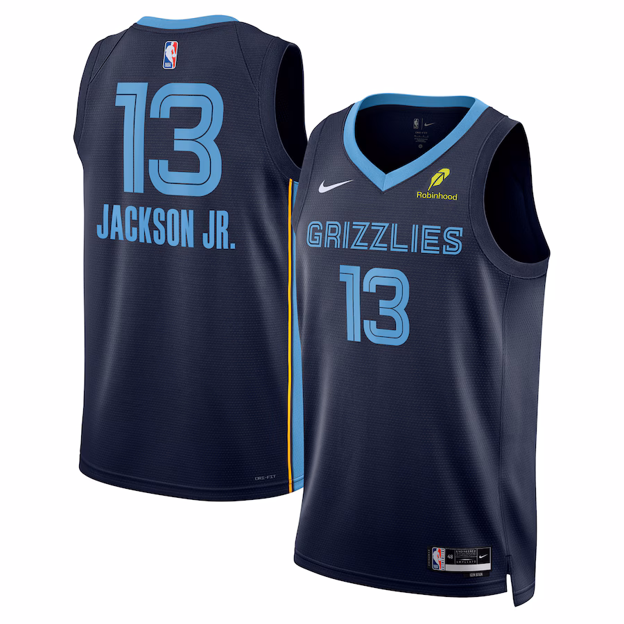 Jaren Jackson Jr., Memphis Grizzlies, Icon Edition, Navy Blue