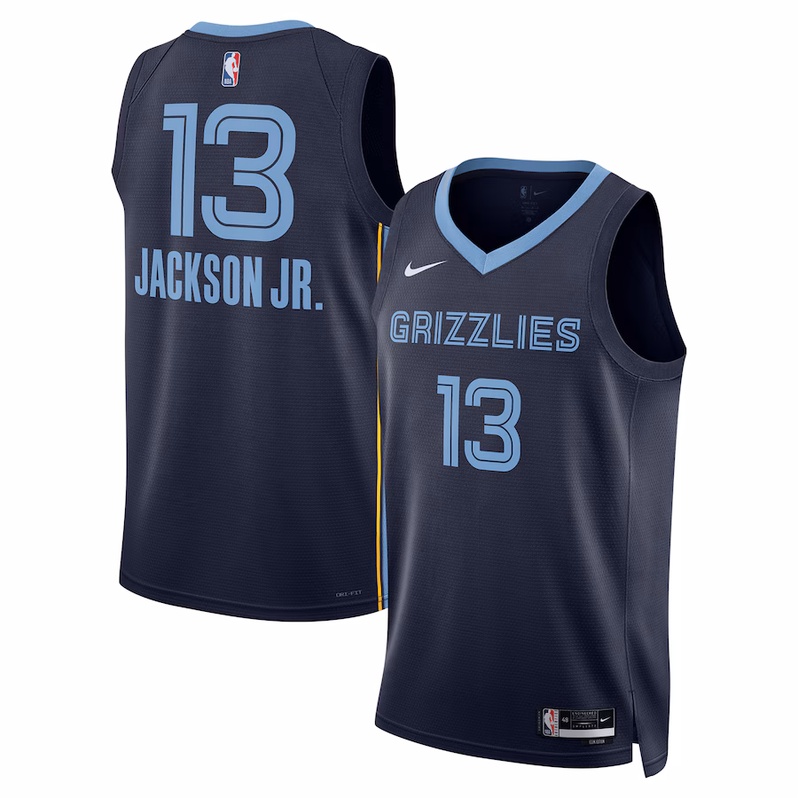 Jaren Jackson Jr., Memphis Grizzlies, Icon Edition, Navy Blue