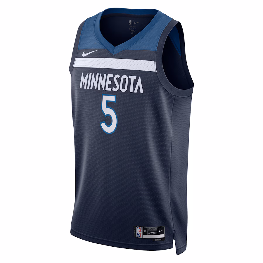 Anthony Edwards Minnesota Timberwolves Icon Edition Navy Blue
