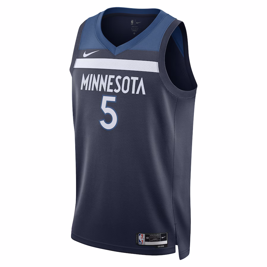 Anthony Edwards Minnesota Timberwolves Icon Edition Navy Blue