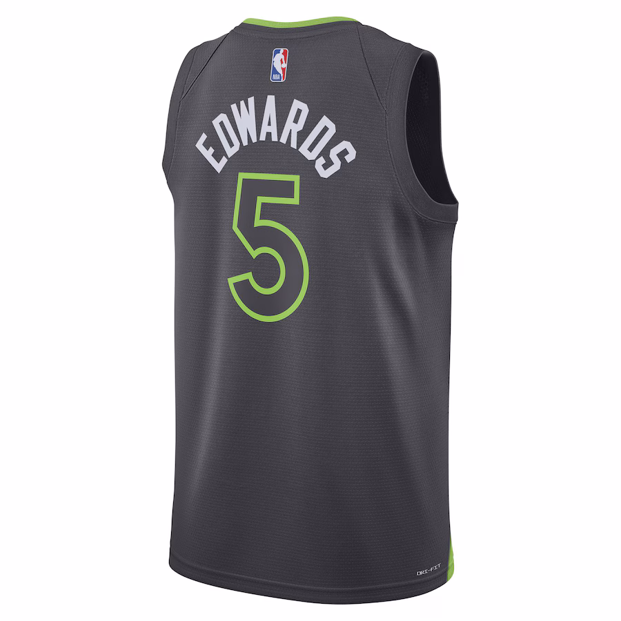 Anthony Edwards Minnesota Timberwolves Edición Statement Gris