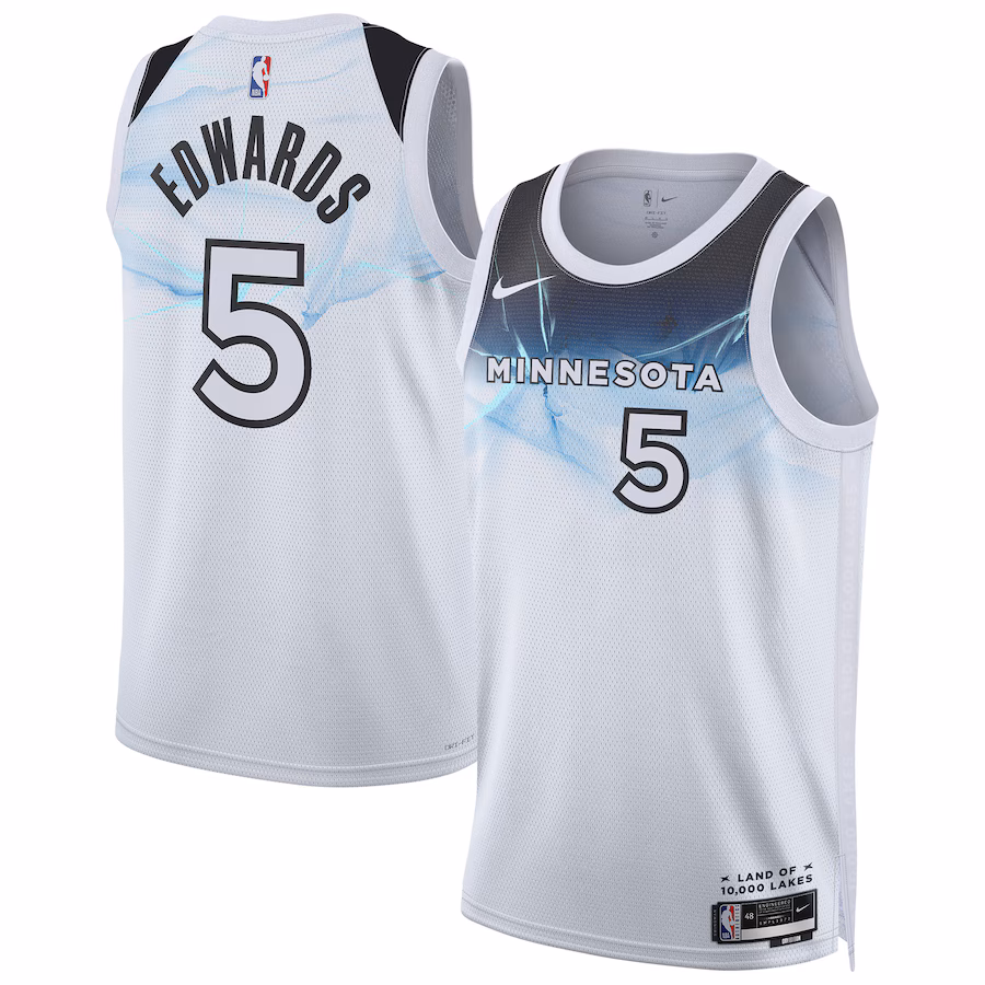 Anthony Edwards Minnesota Timberwolves 2024/25 City Edition White
