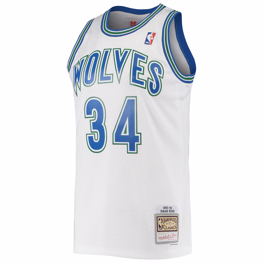 Isaiah Rider, Minnesota Timberwolves, 1995/96, White