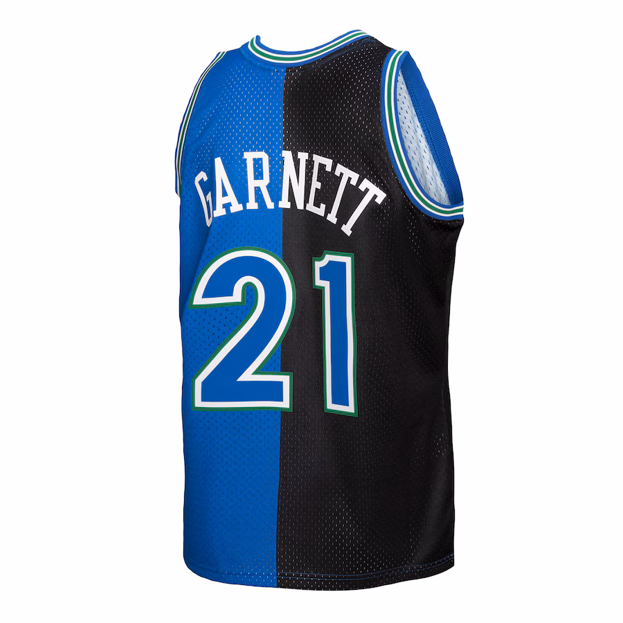Maillot bleu de Kevin Garnett des Minnesota Timberwolves en 1995-96