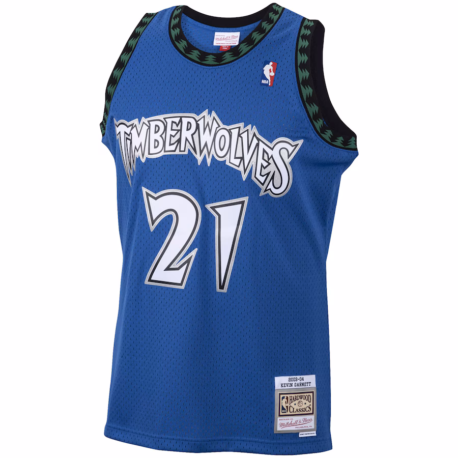 Kevin Garnett, Minnesota Timberwolves, 2003-04, Blu