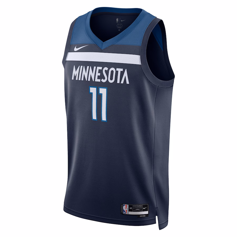 Naz Reid, Minnesota Timberwolves, Édition icône, Bleu marine