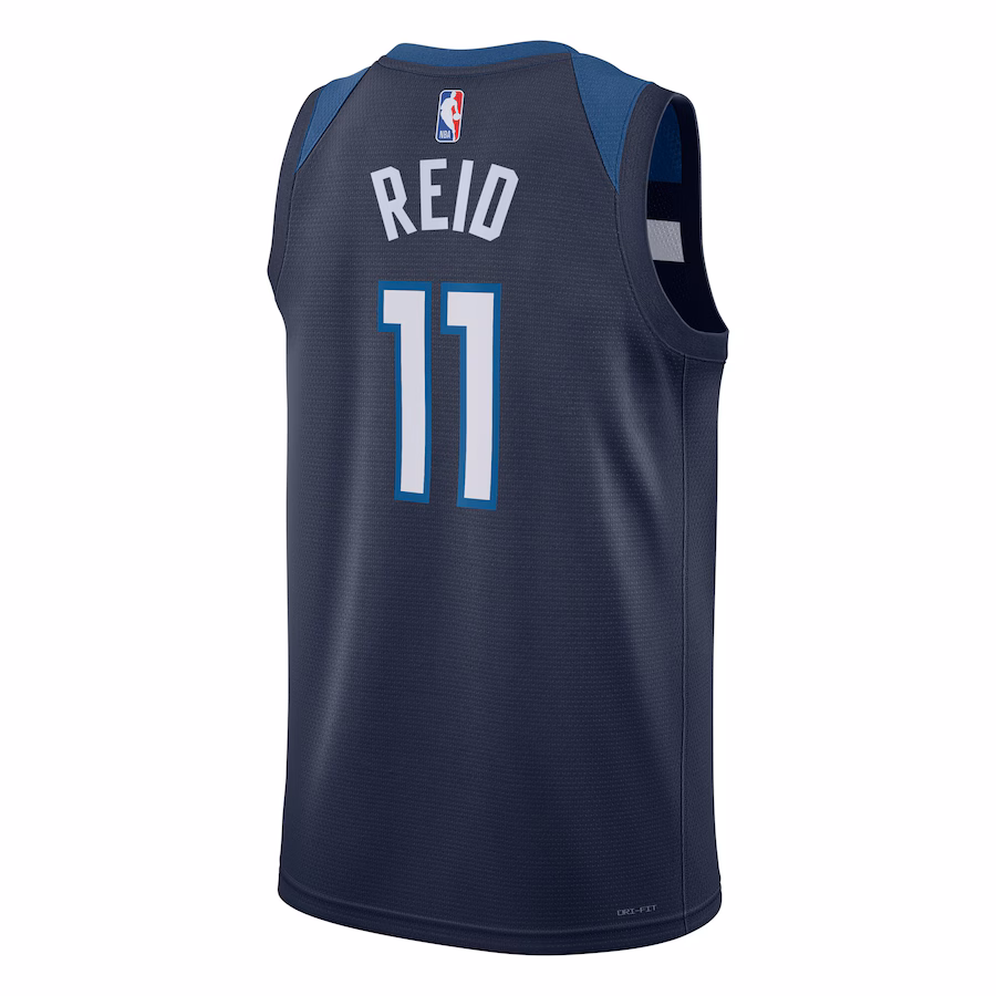 Naz Reid, Minnesota Timberwolves, Édition icône, Bleu marine