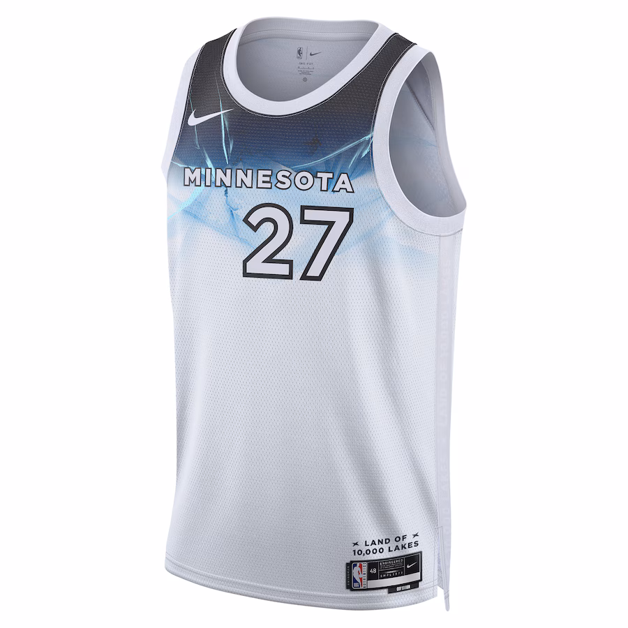Rudy Gobert Minnesota Timberwolves Jordan Brand 2024/25 City Edition Jersey