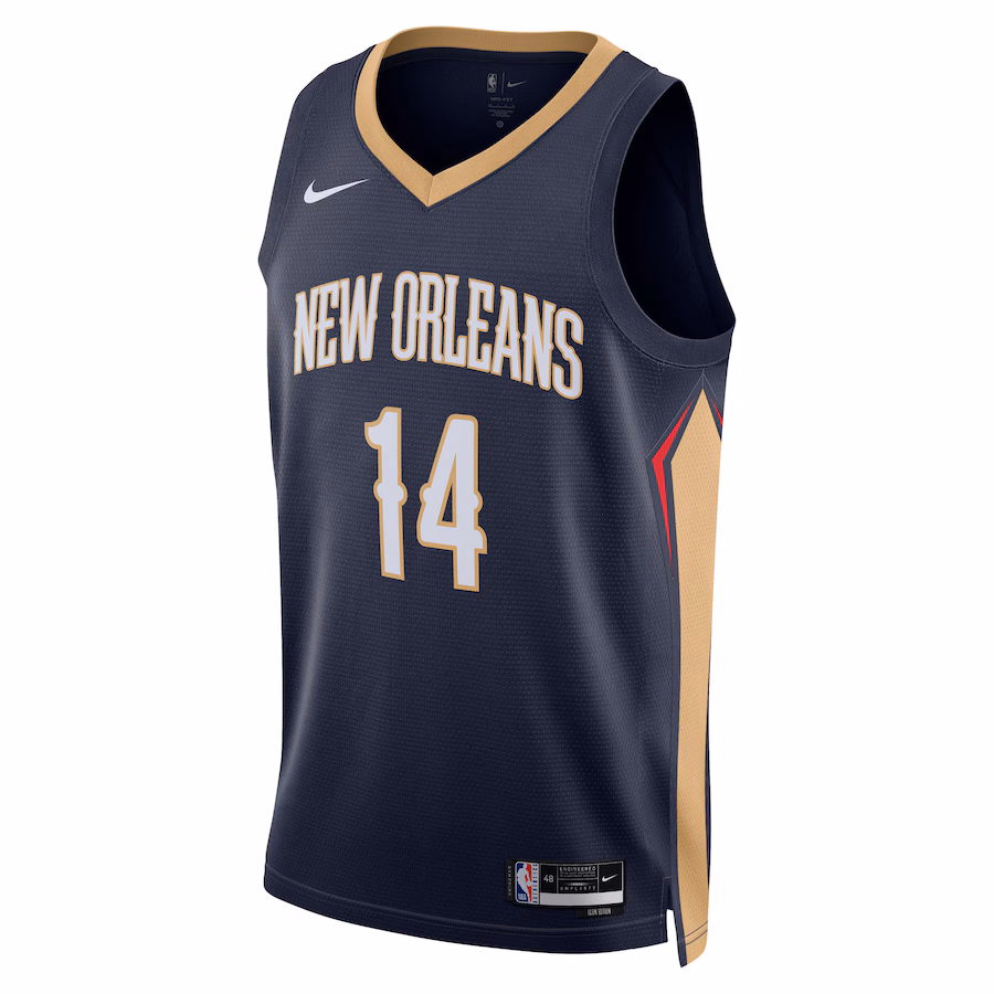Brandon Ingram, New Orleans Pelicans, Icon-Edition, Marineblau