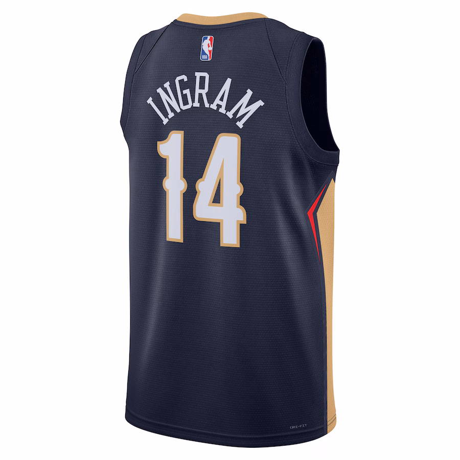 Brandon Ingram, New Orleans Pelicans, Icon-Edition, Marineblau