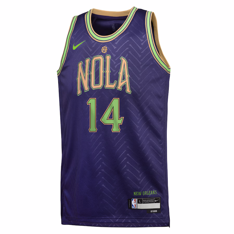 Brandon Ingram, New Orleans Pelicans, Édition de Ville 2024/25, Violet
