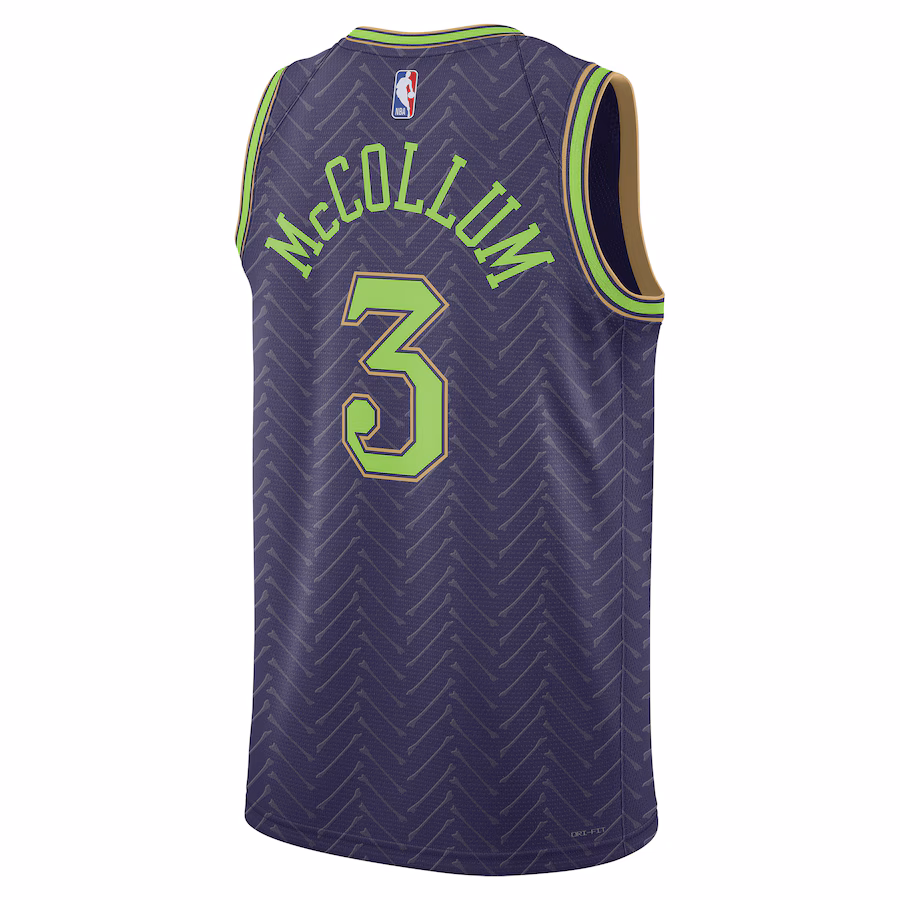 CJ McCollum, New Orleans Pelicans, 2024/25 Season, City Edition, Purple