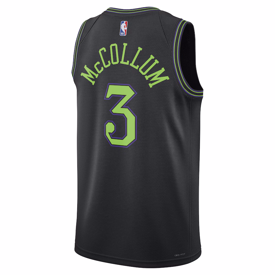 CJ McCollum, New Orleans Pelicans, Saison 2023/24, City-Edition, Schwarz