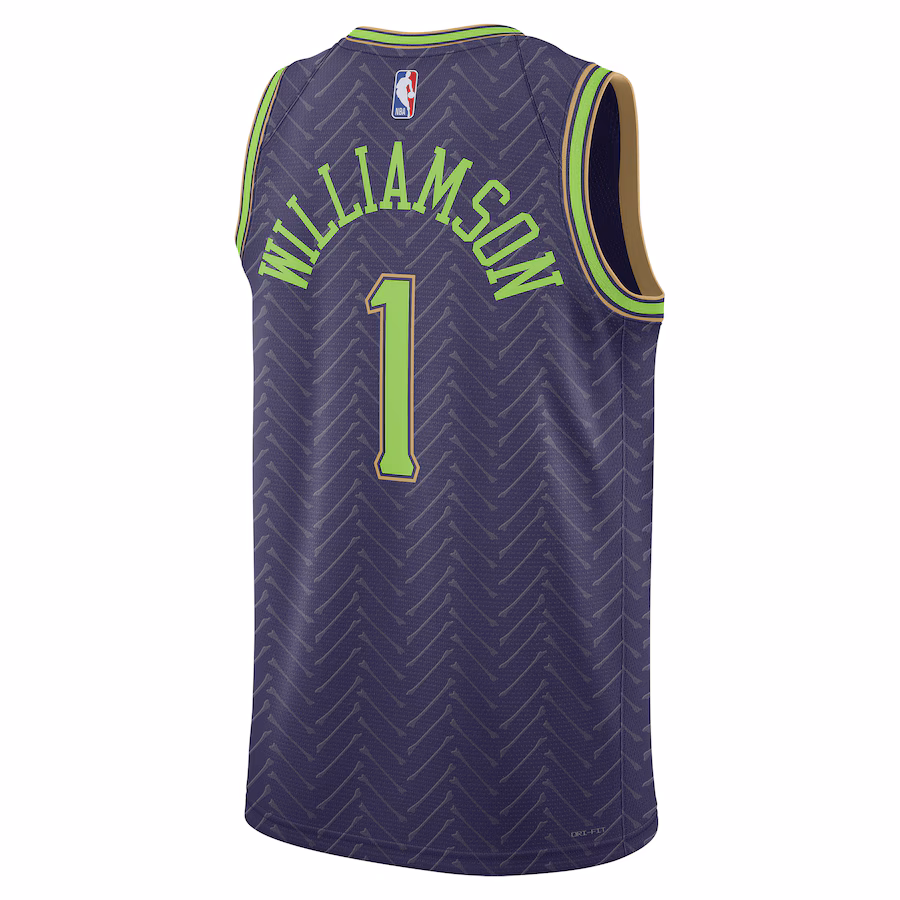 Zion Williamson, New Orleans Pelicans, 2024/25 Season, City Edition, Purple
