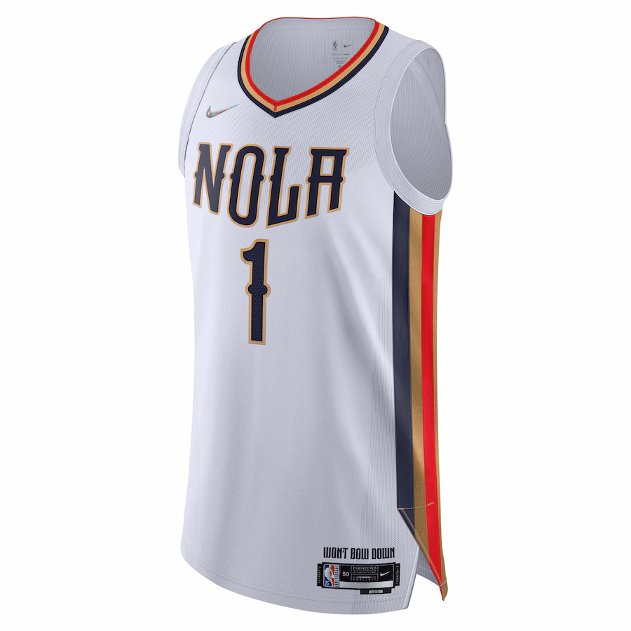 Zion Williamson, New Orleans Pelicans, City-Edition 2021/22, Weiß