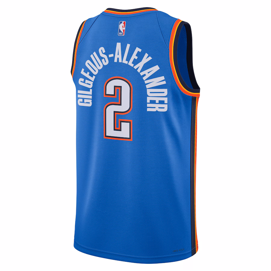 Shai Gilgeous-Alexander Oklahoma City Thunder Icon Edition, Blue