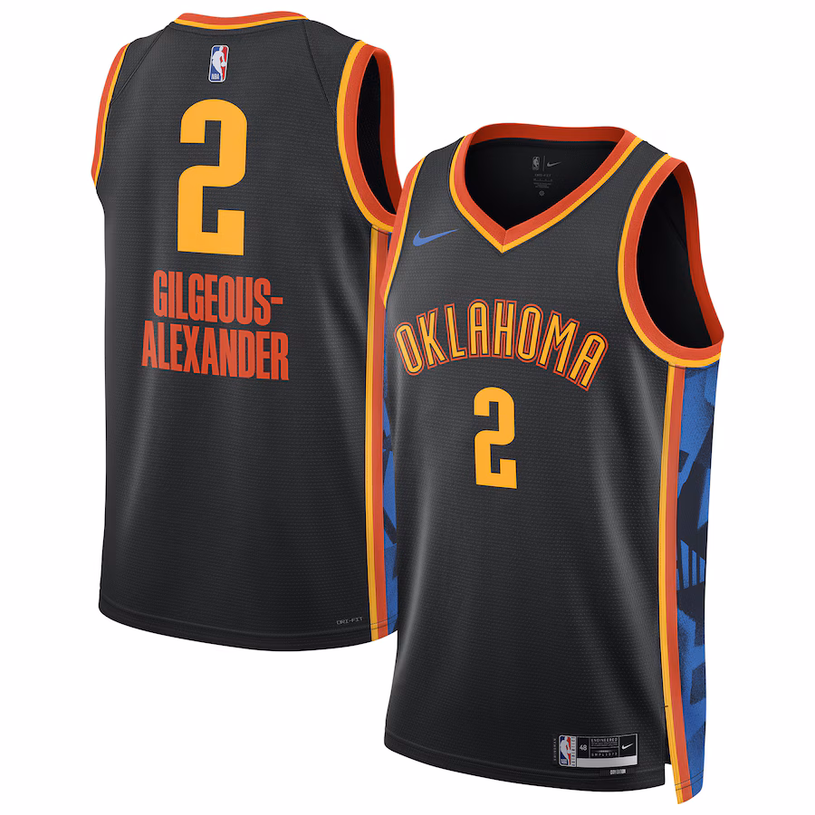 Shai Gilgeous-Alexander OKC Thunder 2024/25 City Edition Jersey