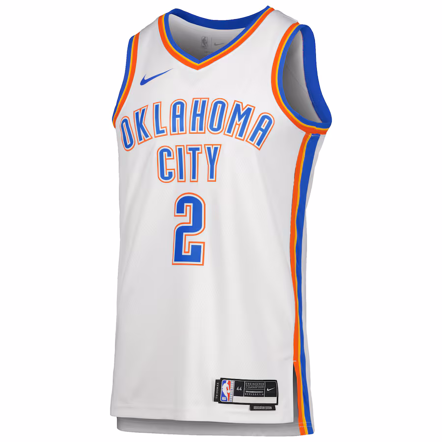 Shai Gilgeous-Alexander Oklahoma City Thunder, Édition association, Blanc