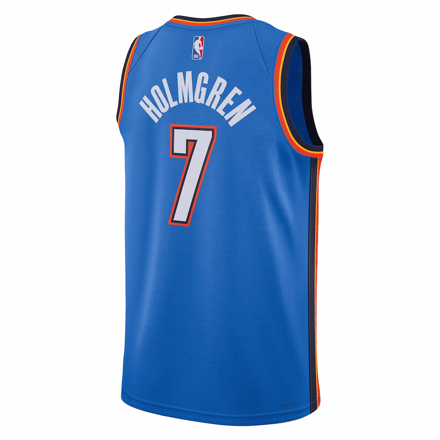 Chet Holmgren OKC Thunder NBA Draft 2022 Trikot