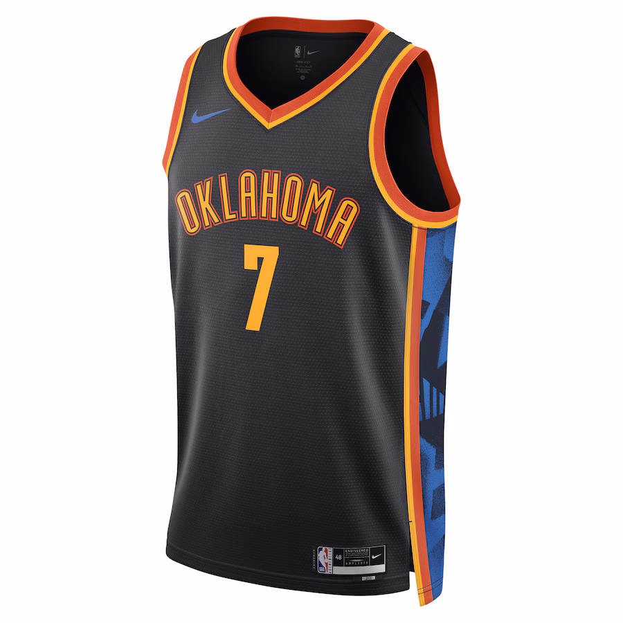 Chet Holmgren OKC Thunder 2024/25 City Edition Jersey