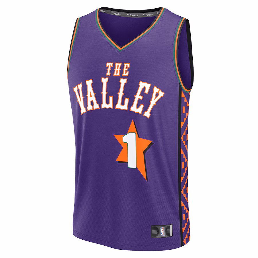 Devin Booker Phoenix Suns City Edition Fast Break Trikot 2024/25