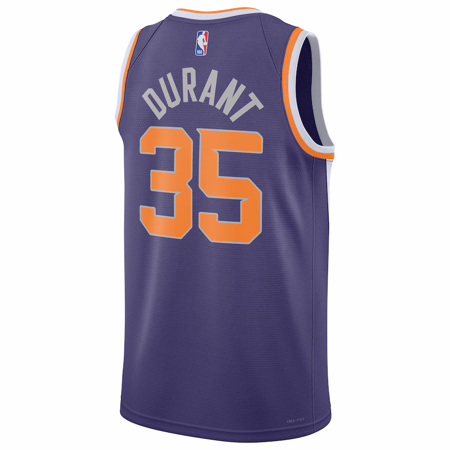 Maillot Swingman unisexe de Kevin Durant pour les Phoenix Suns - Édition Icône - Violet