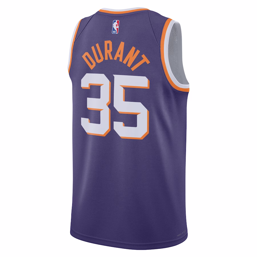 Kevin Durant Phoenix Suns Unisex Swingman-Trikot - Icon Edition - Lila