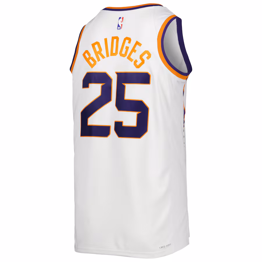 Maillot Mikal Bridges Phoenix Suns Association Edition Swingman (Unisexe)
