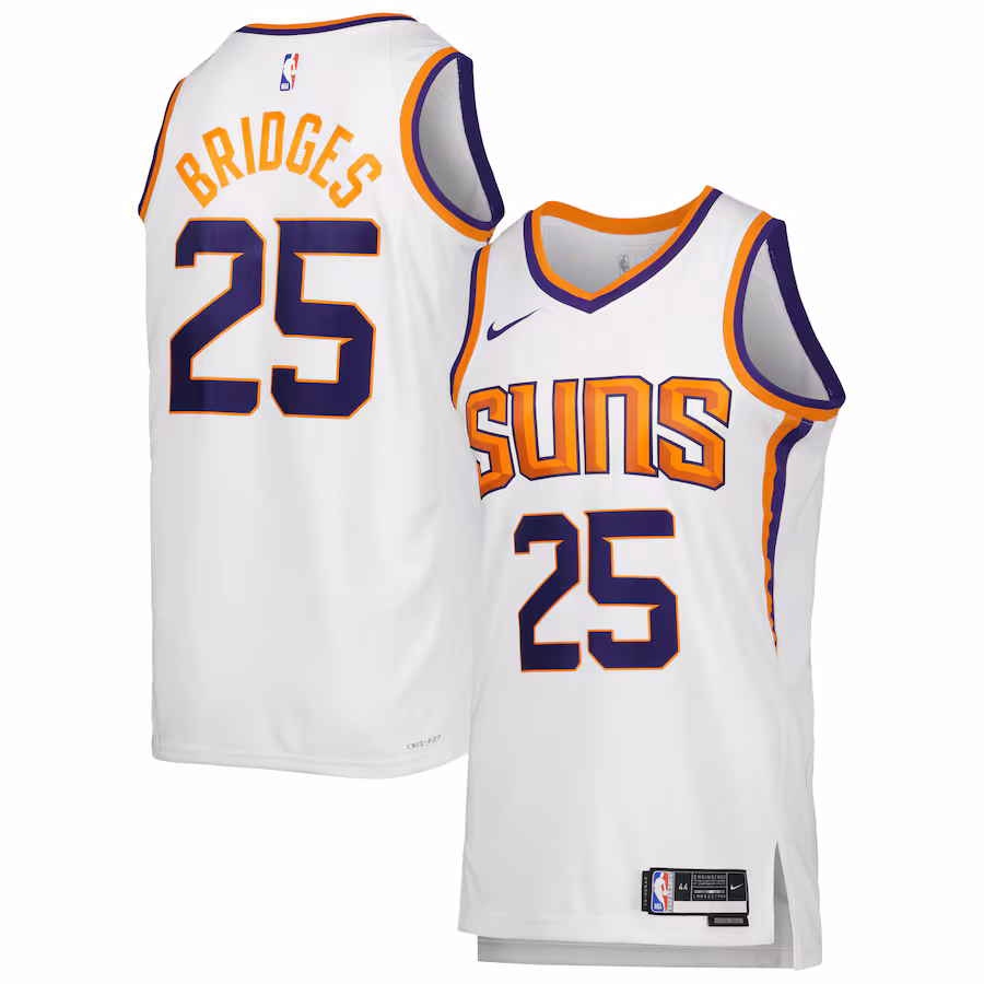 Mikal Bridges Phoenix Suns Nike Association Edition Swingman Jersey (Unisex)