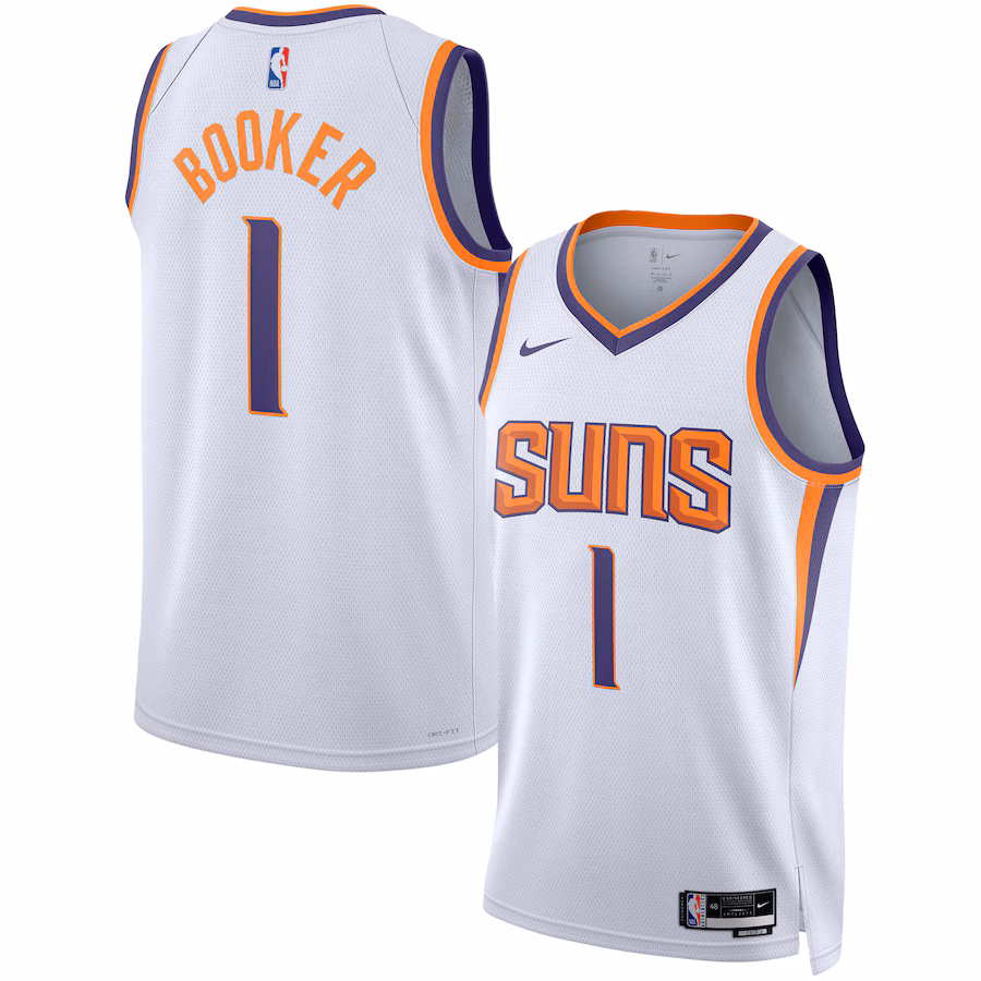 Devin Booker Phoenix Suns Unisex Swingman Jersey - Association Edition - White