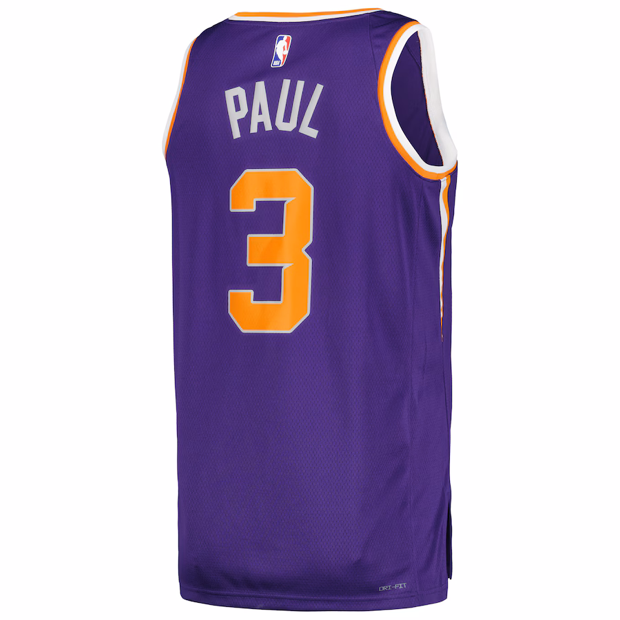 Camiseta Swingman unisex de Chris Paul para los Phoenix Suns - Edición Ícono - Púrpura