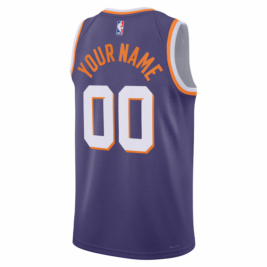 Phoenix Suns Unisex Swingman Custom Jersey - Icon Edition - Purple