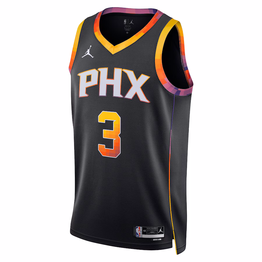 Maglia Swingman Unisex di Chris Paul per i Phoenix Suns di Jordan Brand - Edizione Dichiarazione - Nero