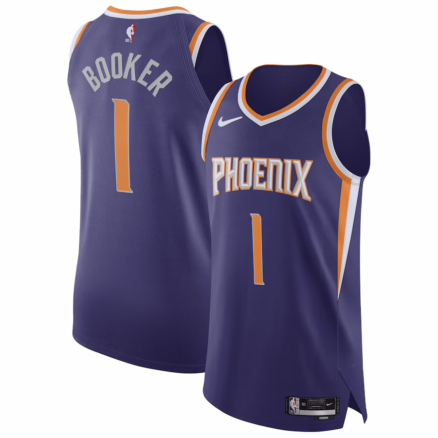 Canotta Devin Booker Phoenix Suns Icon Edition - Viola