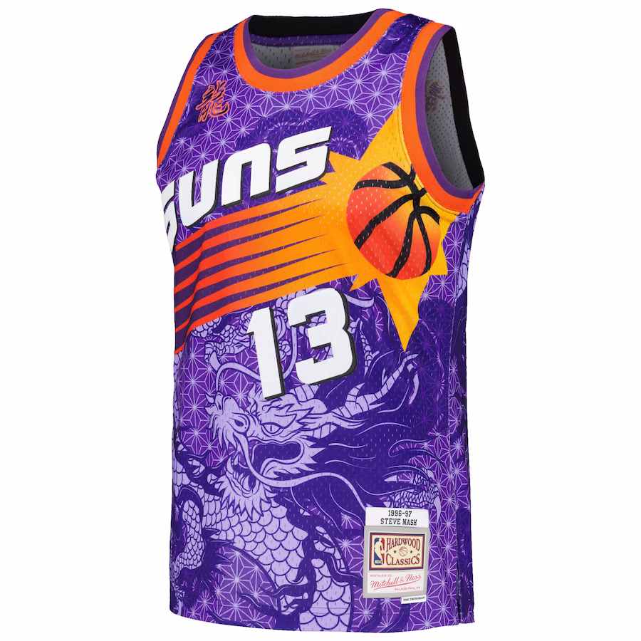 Steve Nash Phoenix Suns Mitchell & Ness Asian Heritage 6.0 Swingman Jersey