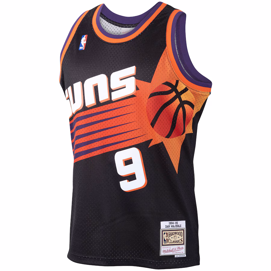 Dan Majerle Phoenix Suns Mitchell & Ness 1994/95 Hardwood Classics Fan Edition Jersey - Black